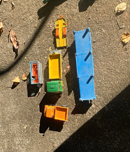 Vintage diecast truck train - vintage,